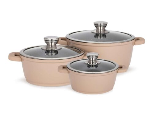 מארז סירים 20+24+28 ס"מ מבית roso