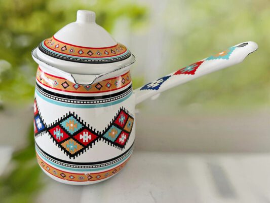 פינג'אן אמייל 1100 מל' בדוגמה אתנית