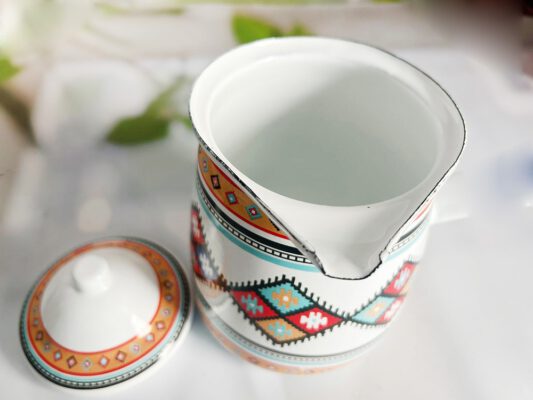 פינג'אן אמייל 1100 מל' בדוגמה אתנית