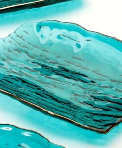 תבנית מיוחדת טורקיז פס זהב