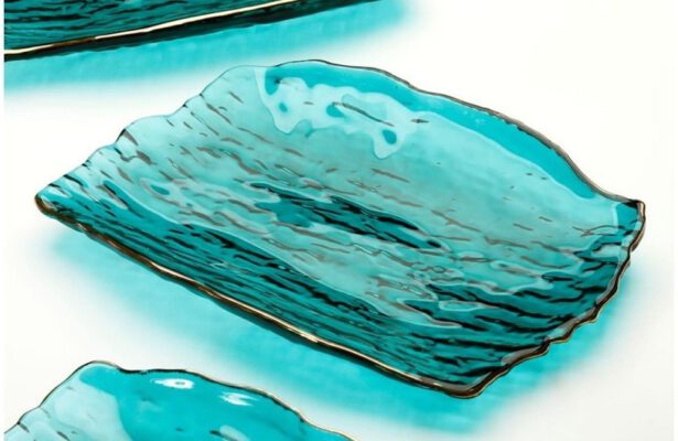 תבנית מיוחדת טורקיז פס זהב