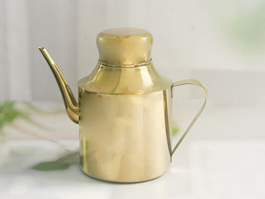 קנקן שמן זית מנירוסטה מוזהב 1000ML